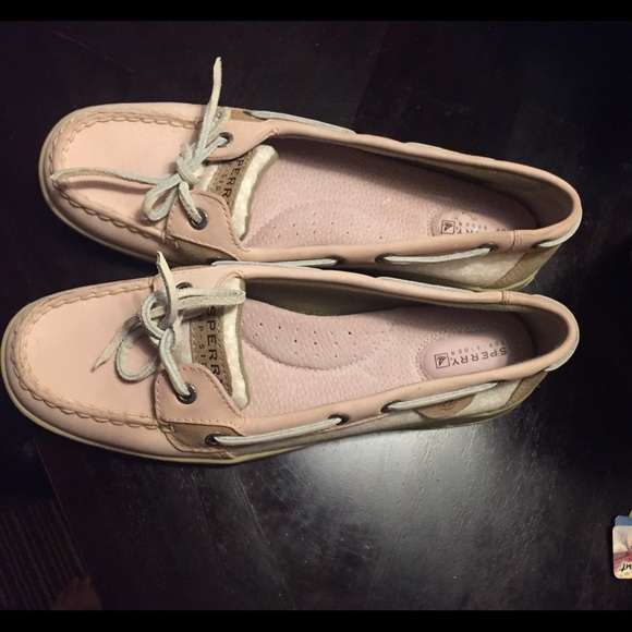 Sperry Shoes - Sperry top sider. Pink white and tan